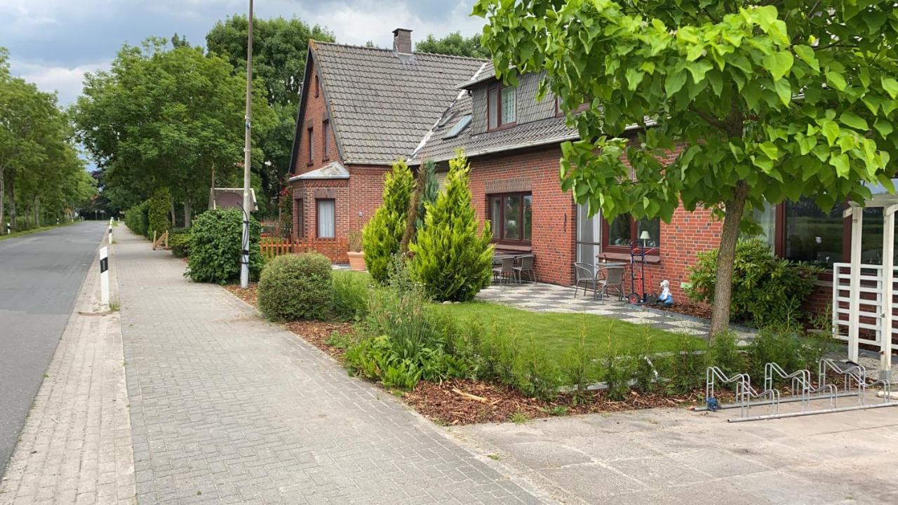 Pension Zum Leuchtfeuer Butjadingen Dış mekan fotoğraf